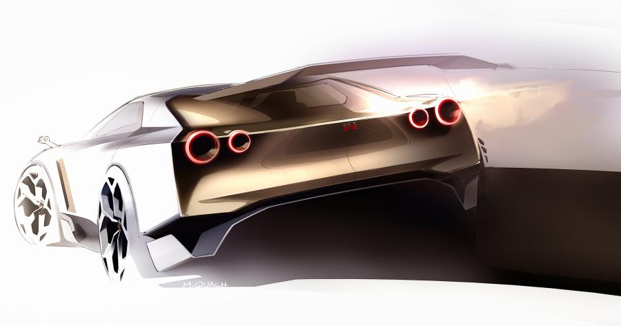 Эскиз Nissan GT-R50 Concept 2018 года  (фото 39 из 39)